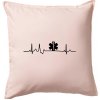 EKG rescue - Vankúš 50x50 - 50x50 - Iba poťah ( Svetloružová ) EKG rescue - Vankúš 50x50 - 50x50 - Iba poťah ( Svetloružová )