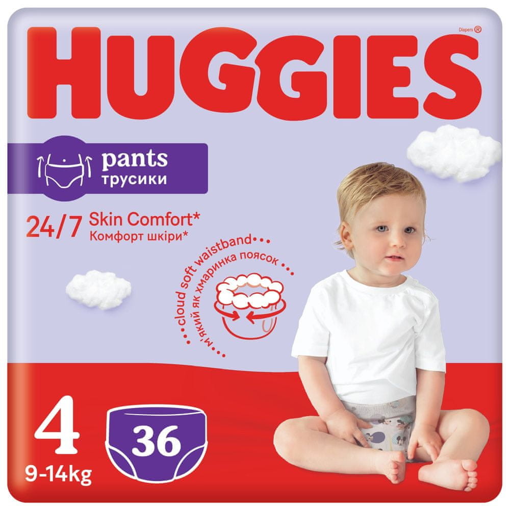 Huggies Pants Jumbo 4 9-14 kg 36 ks