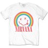 Nirvana tričko Smiley Rainbow Biela XL Nirvana tričko Smiley Rainbow Biela XL