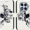 Peňaženkové 3D puzdro na Xiaomi Redmi Note 14 Pro - Lebka Peňaženkové 3D puzdro na Xiaomi Redmi Note 14 Pro - Lebka