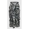71058 Dewberry Patterned Shiny Fabric Women Pareo-BLACK-WHITE šedá STD dewberry 2465430637505 71058 Dewberry Patterned Shiny Fabric Women Pareo-BLACK-WHITE šedá STD dewberry 2465430637505