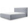 Wilsondo Čalúnená manželská posteľ 160x200 Valerie - sivá Wilsondo Čalúnená manželská posteľ 160x200 Valerie - sivá