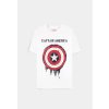 Captain America Shield Men's Short Sleeved T-shirt White