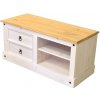 IDEA nábytok TV stolík CORONA biely vosk 161017B IDEA nábytok TV stolík CORONA biely vosk 161017B