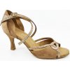 Rummos tanečné topánky so zlatým lemovaním R525/60RR béžová-zlatá