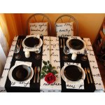 Ztraceni v čase - Ubrus s běhounem a prostíráním 125 x 145