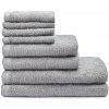 Sivé rýchloschnúce/froté bavlnené uteráky a osušky v súprave 8 ks Quick Dry – Catherine Lansfield Sivé rýchloschnúce/froté bavlnené uteráky a osušky v súprave 8 ks Quick Dry – Catherine Lansfield