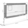 EcoToys Zábrana na posteľ 150 cm EcoToys Zábrana na posteľ 150 cm