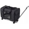TRANSPORTER DLA KOTA/PSA Na Kółkach 48*32*40cm czarny TRANSPORTER DLA KOTA/PSA Na Kółkach 48*32*40cm czarny