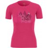 Karpos outdoorové tričko Gusela Merino dámske ružové