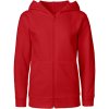 Neutral Mikina s kapucí O 13301 na zip, bio bavlna, dětská COT771331004y4-red Červená 128-134 Neutral Mikina s kapucí O 13301 na zip, bio bavlna, dětská COT771331004y4-red Červená 128-134