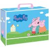 Kartónový kufrík s rúčkou Peppa Pig Astra – XL, 108024008 Kartónový kufrík s rúčkou Peppa Pig Astra – XL, 108024008