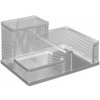 Drôtený organizér stolový, strieborný Drôtený organizér stolový, strieborný