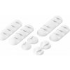 AlzaPower Cable Clips Mix APW-COGBMIX8W 8 ks bielá AlzaPower Cable Clips Mix APW-COGBMIX8W 8 ks bielá
