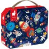 Janod Puzzle v kufríku Raketa vo vesmíre 54 ks Janod Puzzle v kufríku Raketa vo vesmíre 54 ks