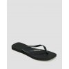 Dámske žabky Havaianas Slim Square Logo Metallic čierne Dámske žabky Havaianas Slim Square Logo Metallic čierne