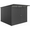 Plechový záhradný domček Biohort AvantGarde A7 ECO jednokrídlové dvere, tmavosivý metalický Plechový záhradný domček Biohort AvantGarde A7 ECO jednokrídlové dvere, tmavosivý metalický