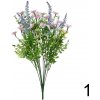 Kytica levandula, drobné kvety 46cm ružovo-fialová 239836RF