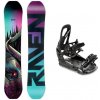 Raven Dahlia Carbon Mint/Pink dámsky snowboard + Raven S230 Black viazanie - 151 cm + vázání M/L (EU 41-47) Raven Dahlia Carbon Mint/Pink dámsky snowboard + Raven S230 Black viazanie - 151 cm + vázání M/L (EU 41-47)