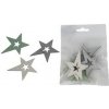 Dekoračná hviezda 6 ks D5865