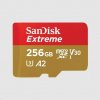 Karta SanDisk micro SDXC 256GB Extreme (190 MB/s Class 10, UHS-I U3 V30) + adaptér SDSQXAV-256G-GN6MA Karta SanDisk micro SDXC 256GB Extreme (190 MB/s Class 10, UHS-I U3 V30) + adaptér SDSQXAV-256G-GN6MA