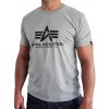 Alpha Industries Basic T-Shirt Grey tričko pánske Farba: šedá, Veľkosť: S Alpha Industries Basic T-Shirt Grey tričko pánske Farba: šedá, Veľkosť: S