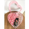 Darček pre ženy - Flower box srdce pink Darček pre ženy - Flower box srdce pink