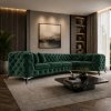 ROHOVÁ SEDAČKA CHESTERFIELD LARISSA PRAVÁ - ĽAVÁ ZELENA SMARAGDOVÁ LÁTKA 323 X 204 cm ROHOVÁ SEDAČKA CHESTERFIELD LARISSA PRAVÁ - ĽAVÁ ZELENA SMARAGDOVÁ LÁTKA 323 X 204 cm
