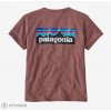 Patagonia P-6 Logo Responsibili-Tee dámske tričko, dulse mauve XL Patagonia P-6 Logo Responsibili-Tee dámske tričko, dulse mauve XL