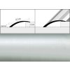 Prechodové lišty A48 - SAMOLEPIACE šírka 4,1 x výška 0,62 x dĺžka 200 cm - strieborná Prechodové lišty A48 - SAMOLEPIACE šírka 4,1 x výška 0,62 x dĺžka 200 cm - strieborná