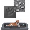 Hobbydog pohovka pre psa šedá 94 cm x 62 cm Hobbydog pohovka pre psa šedá 94 cm x 62 cm