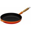 Le Creuset panvica okrúhla s drevenou rúčkou Oranžová 24 cm