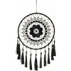 Lapač snov - čierny s krajkou Lapač snov - čierny s krajkou