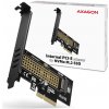 AXAGON PCEM2-N, PCIe x4 - M.2 NVMe M-key slot adaptér, vr. LP PCEM2-N AXAGON PCEM2-N, PCIe x4 - M.2 NVMe M-key slot adaptér, vr. LP PCEM2-N