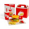 Bigjigs Toys Sada Burger a hranolky Bigjigs Toys Sada Burger a hranolky