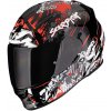 SCORPION prilba EXO-491 Spector black/red - M SCORPION prilba EXO-491 Spector black/red - M