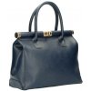 Mondo Italia Kožená kabelka do ruky 501 tmavomodrá Made in Italy Modrá Mondo Italia Kožená kabelka do ruky 501 tmavomodrá Made in Italy Modrá