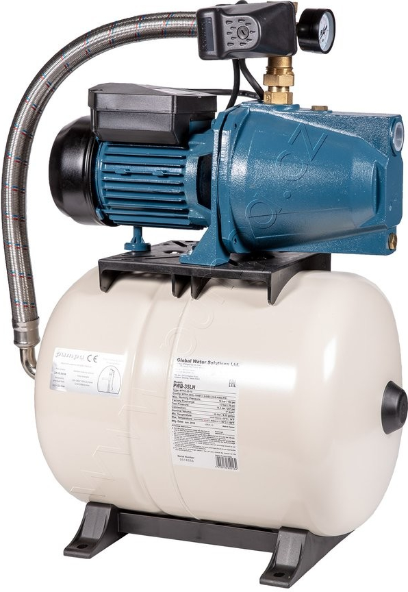 Pumpa Blue Line PJM100L PWB35H-35l ležatá 230V 2,1-3,5bar