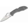 Spyderco DELICA FLAT GROUND GREY 01SP666 Spyderco DELICA FLAT GROUND GREY 01SP666