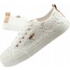 Lee Cooper látkové dámske tenisky čipka LCW-26-02-4060L biele