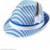Bavorský klobúk Fedora s kosoštvorcami Oktoberfest Bavorský klobúk Fedora s kosoštvorcami Oktoberfest