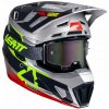 PRILBA S OKULIARMI LEATT KIT MOTO 7.5 V25 STEEL (57-58 CM) M PRILBA S OKULIARMI LEATT KIT MOTO 7.5 V25 STEEL (57-58 CM) M