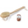 Drevená masážna kefa s dechtovým mydlom, 100g Drevená masážna kefa s dechtovým mydlom, 100g
