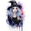 ZUTY Obrazy na stenu - Čarodejnica s mačiatkom Rámovanie: bez rámu a bez vypnutia plátna, Rozmer: 40x50 cm ZUTY Obrazy na stenu - Čarodejnica s mačiatkom Rámovanie: bez rámu a bez vypnutia plátna, Rozmer: 40x50 cm