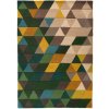 Flair Rugs , Ručne všívaný kusový koberec Illusion Prism Green / Multi, 200x290, viacfarebná, obývacia izba Flair Rugs , Ručne všívaný kusový koberec Illusion Prism Green / Multi, 200x290, viacfarebná, obývacia izba