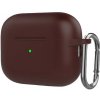 AppleKing silikónový ochranný obal s karabínou pre AirPods Pro 2 (2022) s konektorom Lightning - hnedý - možnosť vrátiť tovar ZADARMO do 30tich dní AppleKing silikónový ochranný obal s karabínou pre AirPods Pro 2 (2022) s konektorom Lightning - hnedý - možnosť vrátiť tovar ZADARMO do 30tich dní