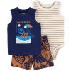 CARTER'S Set 3dielny body bez rukávov, tielko, kraťasy Navy Bird chlapec 9m CARTER'S Set 3dielny body bez rukávov, tielko, kraťasy Navy Bird chlapec 9m