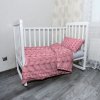 Sablio Mikroplyšové detské obliečky do postieľky Ružové pletenie - 130x90 / 40x60 Sablio Mikroplyšové detské obliečky do postieľky Ružové pletenie - 130x90 / 40x60