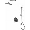 Cersanit Zen sprchová súprava podomietková s termostatom s dažďovou sprchou čierna-grafitová S952-046 Cersanit Zen sprchová súprava podomietková s termostatom s dažďovou sprchou čierna-grafitová S952-046