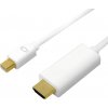 LogiLink DisplayPort Mini - HDMI kábel 5m biely (CV0125) LogiLink DisplayPort Mini - HDMI kábel 5m biely (CV0125)
